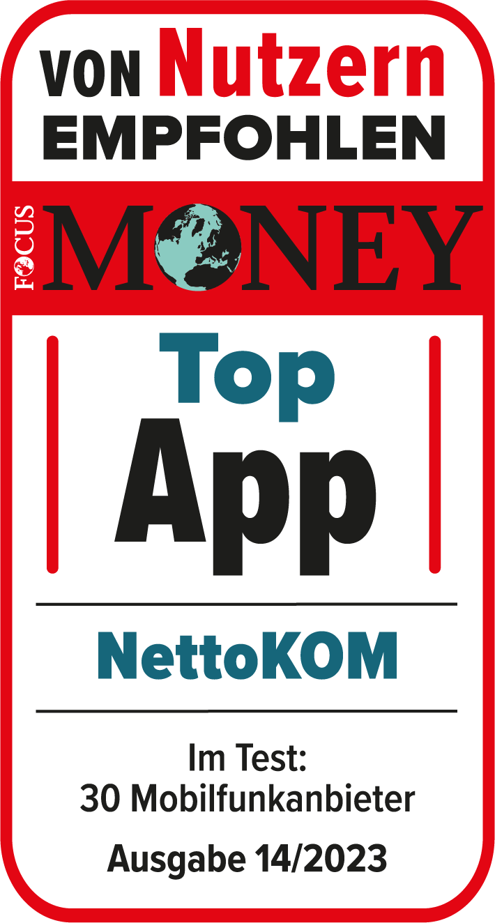 Nettokom App wurde von Focus Money zur Top App 2023 gewählt